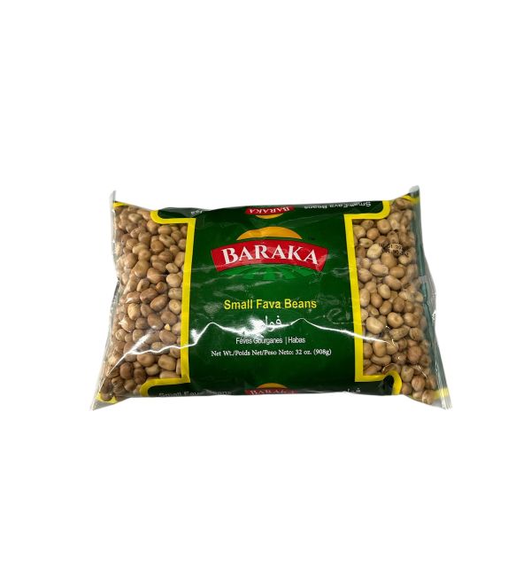 Baraka Small Whole Fava Beans Packed in Bags 908g 