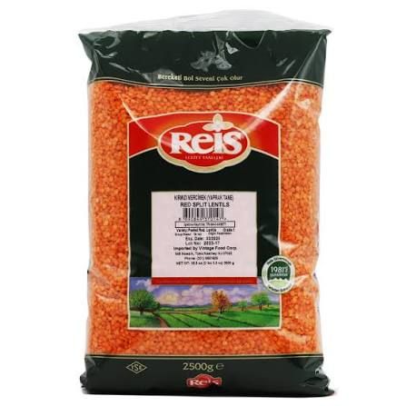 REIS RED LENTILS 2500G