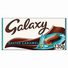 GALAXY SALTED CARAMEL CHOCOLATE BAR 135