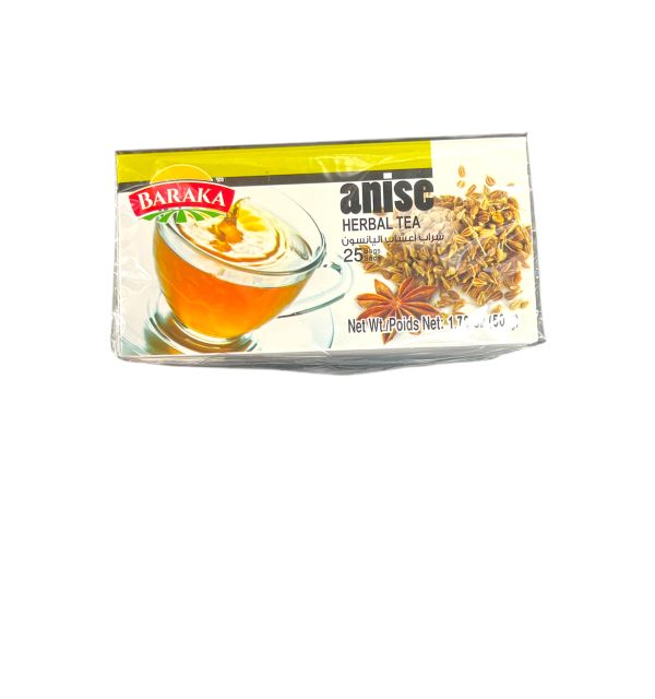 Baraka Tea Anise Herbal filter bags 25 Cts 