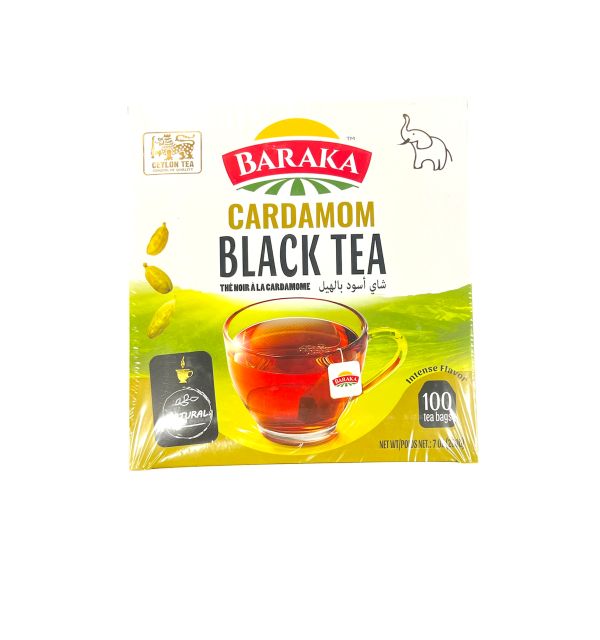 Baraka Tea Cardamom Black filter Bags (2g x 100cts.) 