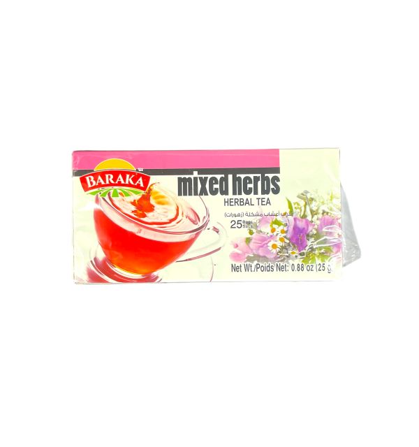 Baraka Tea Mixed Herb filter bags 25 Cts 
