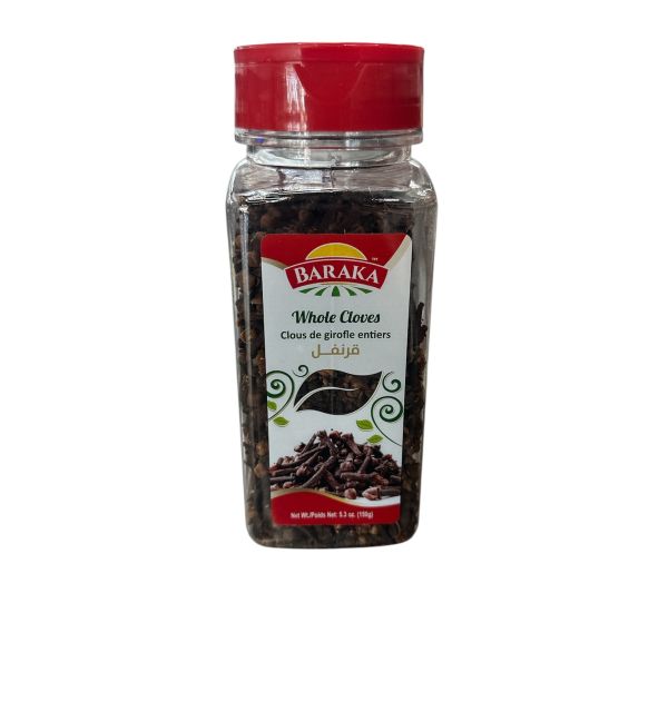 Baraka Whole Cloves plastic tub 5.3 oz 
