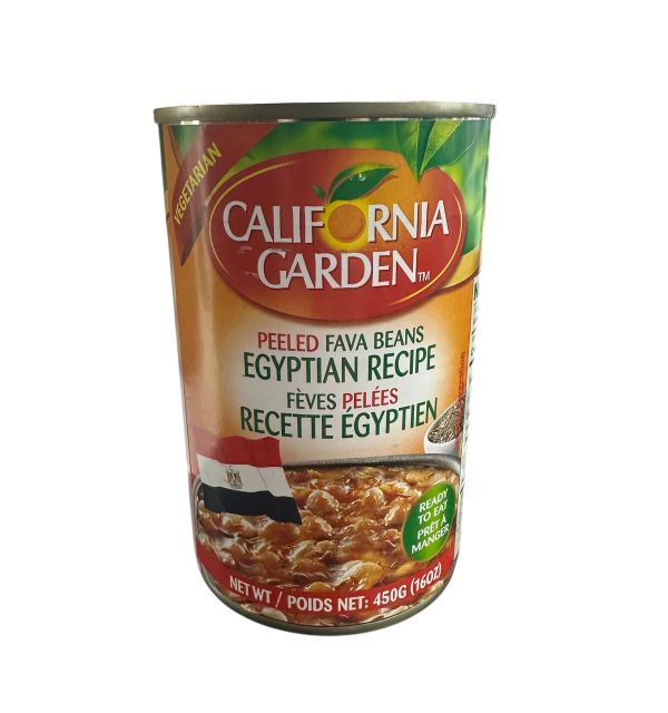 CALIFORNIA GARDEN Fava Beans- Peeled Egyptian Recipe 16 oz 