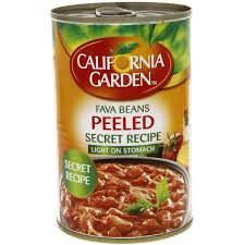 CALIFORNIA GARDEN Fava Beans- Peeled Recipe 16 oz 