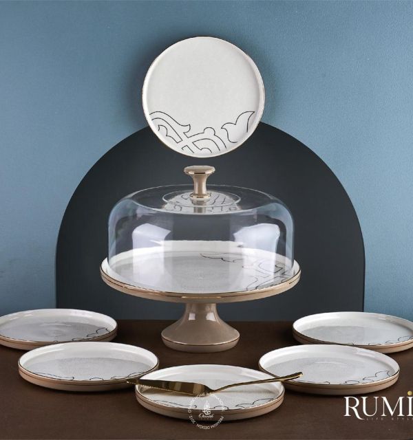 Rumi - The Luma Large Bread & Pastry Dome - white
