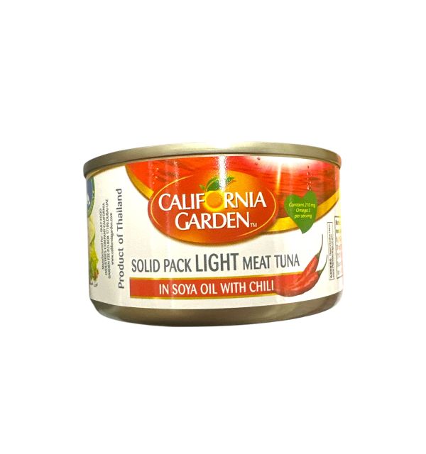California Garden Tuna in Soya Bean Oil with chili 185 
