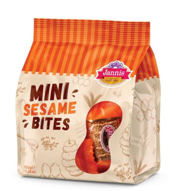 Jannis mini sesame Bars 150g