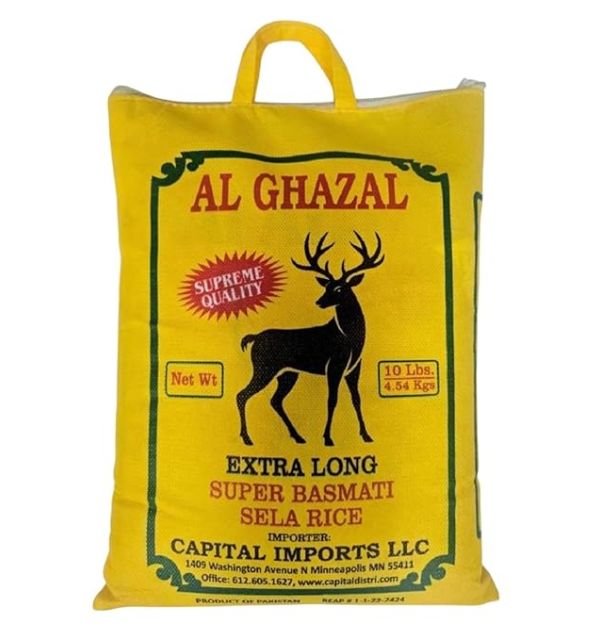 AL GHAZAL BASMATI RICE 10 LB