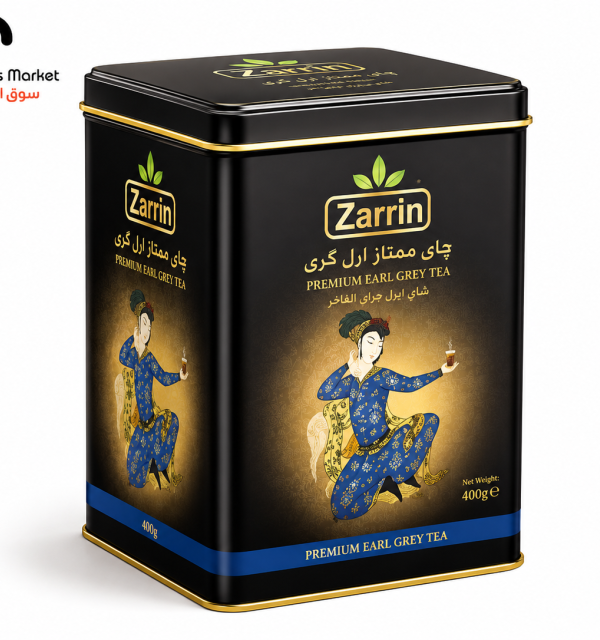ZARRIN TEA EARL GREY PREMTUM TIN 400G 