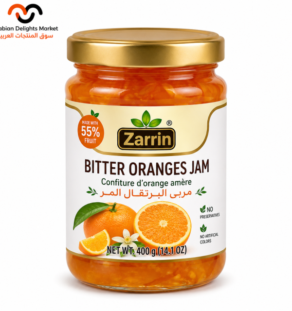 ZARRIN JAM BITTER ORANGES 400G