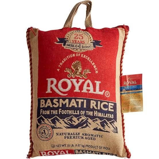 ROYAL BASMATI RICE 20LBS
