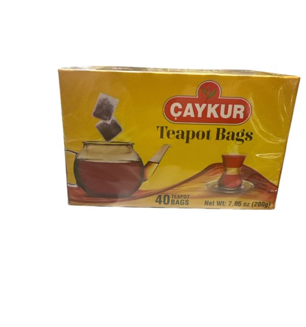 Ç̧aykur Black Tea for Tea Pot – 40 Bags Regular